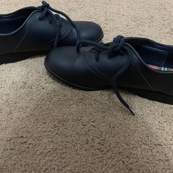 Boys/Youth navy blue dress shoes - Picture 2 of 7